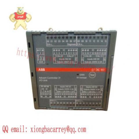 ABB 07DC92 GJR5252200R0101 Digital I/O Module, Precision Control Solutions