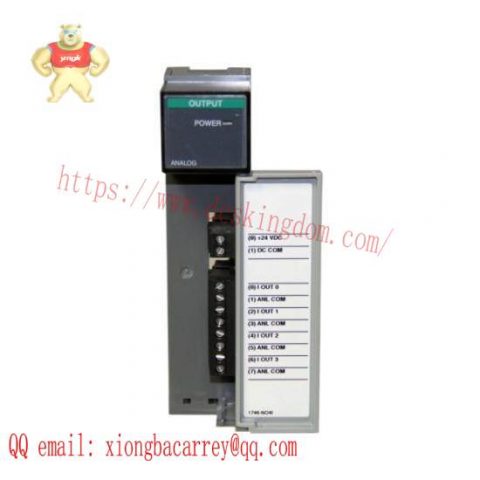 Allen-Bradley 1746-NOI4I: 4-Channel Analog Output Module, Industrial Control, Electronics