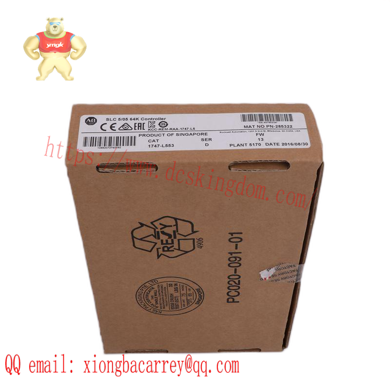 1756-of8_controllogix_analog_output_module.png Allen-Bradley 1756-OF8 ControlLogix Analog Output Module - Precision Control Solution