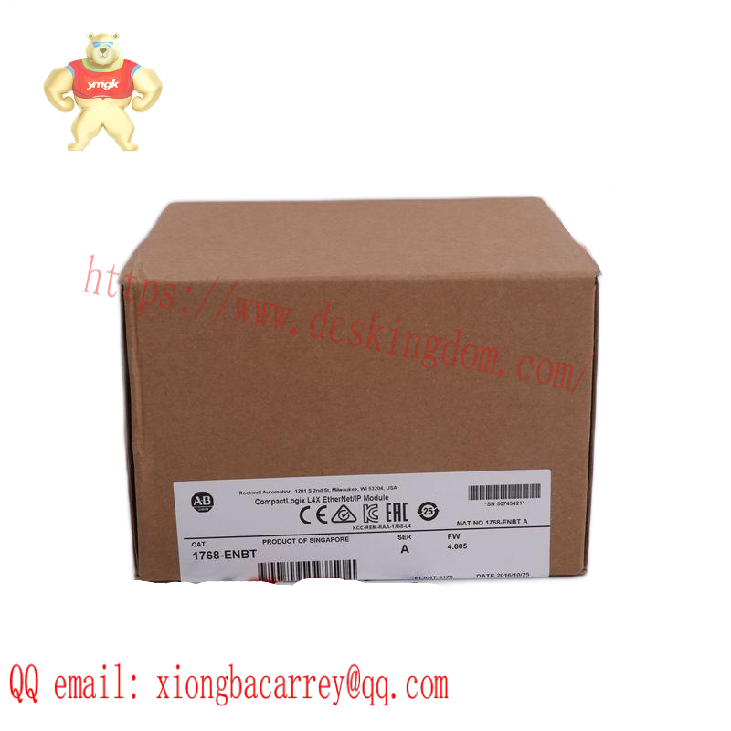 1768-enbt_compactlogix_l4x_ethernet_ip_module.png Allen-Bradley 1768-ENBT CompactLogix L4X EtherNet/IP Module