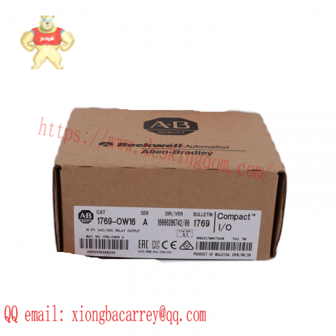 Allen Bradley 1769-OW16 CompactLogix Relay Module - AC/DC Relay Output for Industrial Control Systems