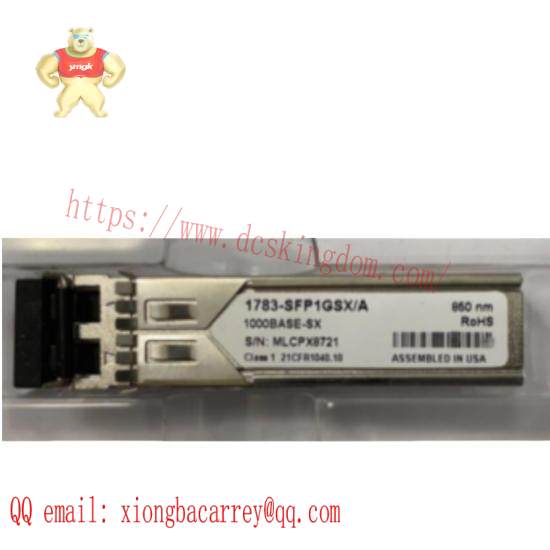 Texas Instruments 1783-SFP1GZX Compatible TAA 1000Base-ZX SFP Transceiver (SMF, 1550nm, 80km, LC, DOM)