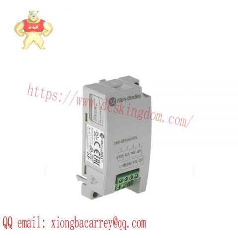 AB 2080 SERIALISOL Micro800 Isolated Serial Port Plug-In Module, Designed for Industrial Automation Solutions