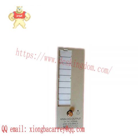 SIEMENS 6ES5470-8MC11 Analog Output Module: Precision Control for Industry