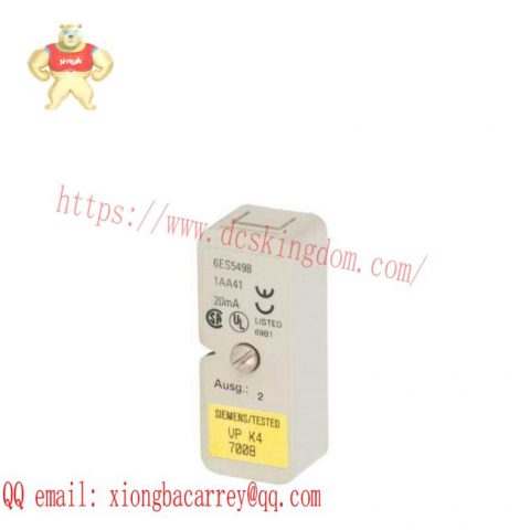 SIEMENS 6ES5498-1AA41 Analog Input SubModule - Precision & Reliability in Industrial Automation