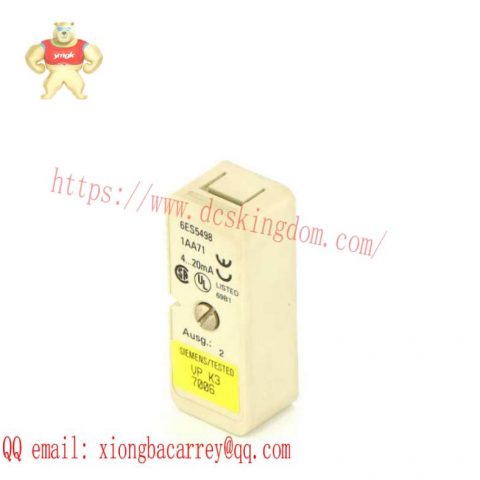 SIEMENS 6ES5498-1AA71 Analog Input SubModule for Industrial Control Applications