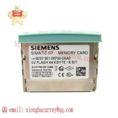 SIEMENS SIMATIC 6ES7951-0KF00-0AA0 Flash Memory Card