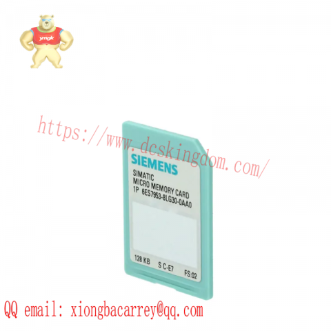 SIEMENS 6ES7953-8LG30-0AA0 S7 Micro Memory Card: Advanced Storage for Industrial Automation