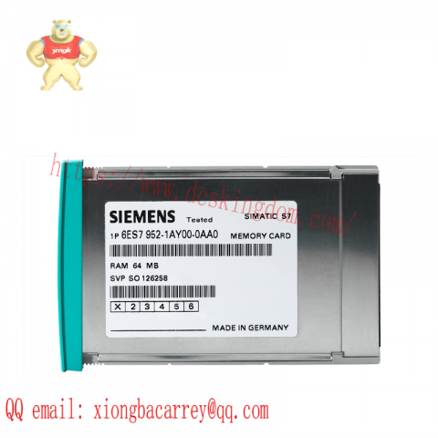 SIEMENS SIMATIC S7 RAM MEMORY CARD 6ES7 952-1AL00-0AA0, High-Performance Data Storage Module