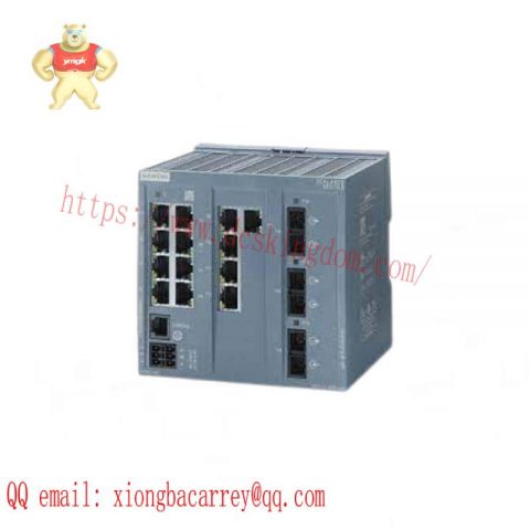 SIEMENS 6GK5213-3BD00-2AB2: Network Switch with 8x 10/100 Mbit Ports for Industrial Control Systems