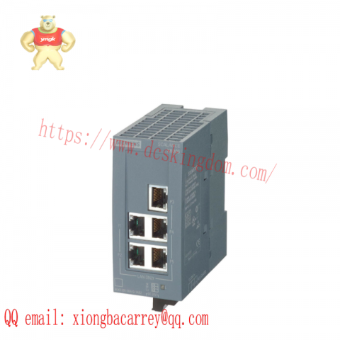 SIEMENS SCALANCE XB005, Unmanaged Industrial Ethernet Switch 6GK5 005-0BA00-1AB2