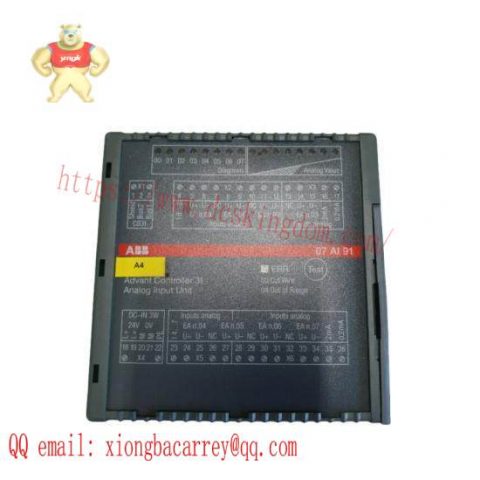 ABB PLC 07AI91 - Analog I/O Module, Designed for Industrial Automation