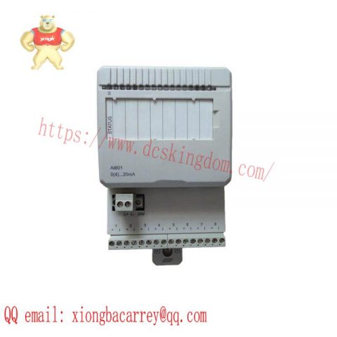 ABB 3BSE020512R1 AI801: 8-Channel Analog Input Unit for Precision Control