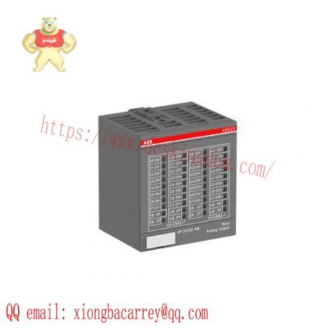 ABB AO523 - Advanced Analog Output Module, High Performance for Industrial Control Systems