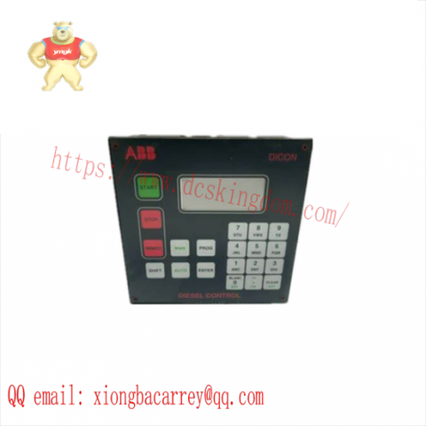 ABB CMA112 Diesel Control Display Panel - Engine Management System