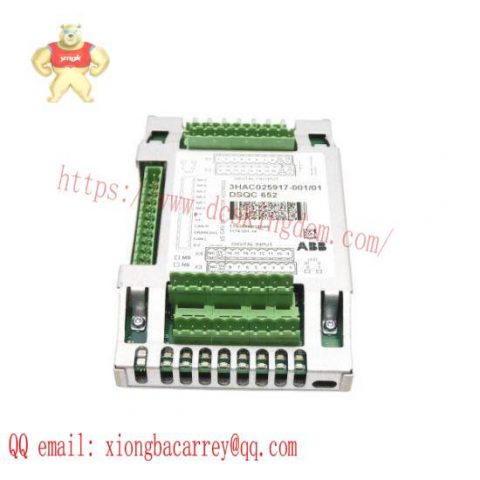 ABB DSQC652 3HAC025917-001/01 - Modular Input/Output Unit for Advanced Automation Solutions
