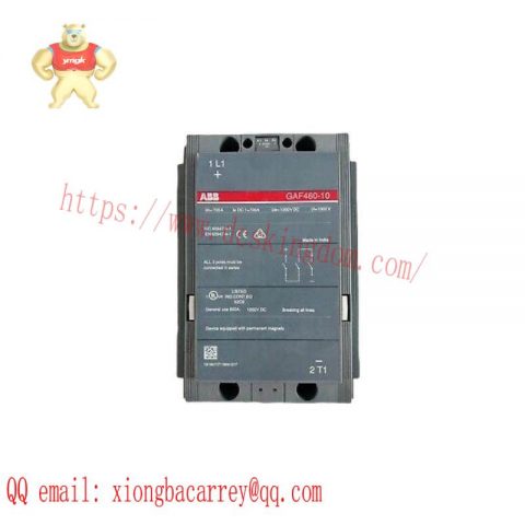 ABB GAF 460-10-11 DC Contactors: Precision and Reliability for Industrial Automation