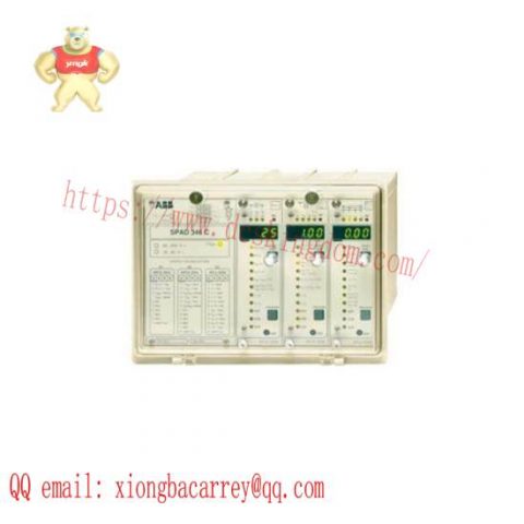 ABB SPAD346C3 Differential Relay; Manufacturer: ABB