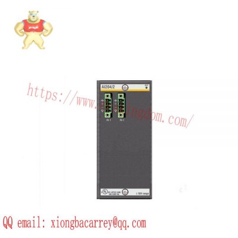 Bachmann AI204/2 Analog Input Module: Precision Measurement Solution