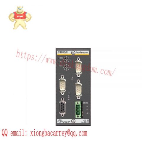 BACHMANN CS200/N: High-Performance CANopen Slave Module for Industrial Control Systems