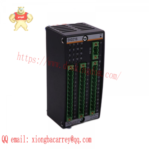 BACHMANN DIO216: High-Performance Digital I/O Module, 16 Channels, PLC Compatibility