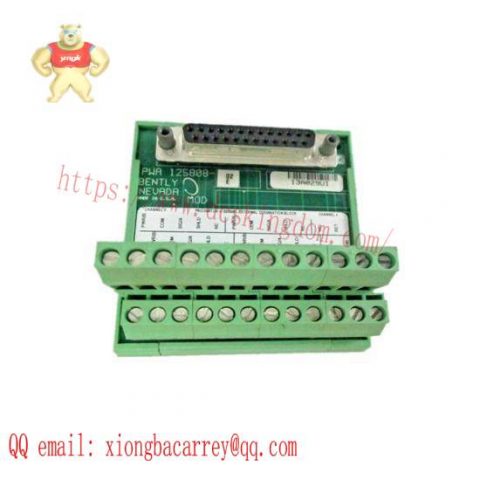 Bently Nevada 125808-02A Terminal Block Board, Industrial Control Module