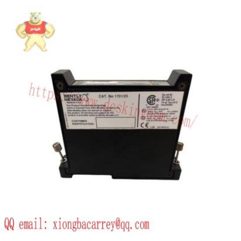 Bently Nevada 1701/25 FieldMonitor Seismic Input Monitor, Precision Monitoring for Industrial Control Systems