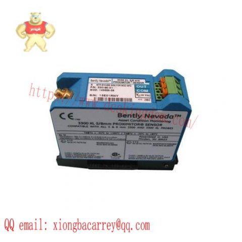 Bently Nevada 330180-X1-00: 3300 XL Proximitor Sensor, Advanced Machine Protection for Industry 4.0