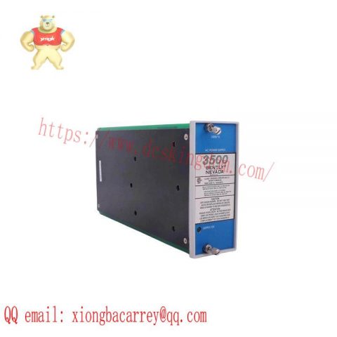 Bently Nevada 3500/15 106M1079-01 Power Supply Module: Precision Engineering for Industrial Control