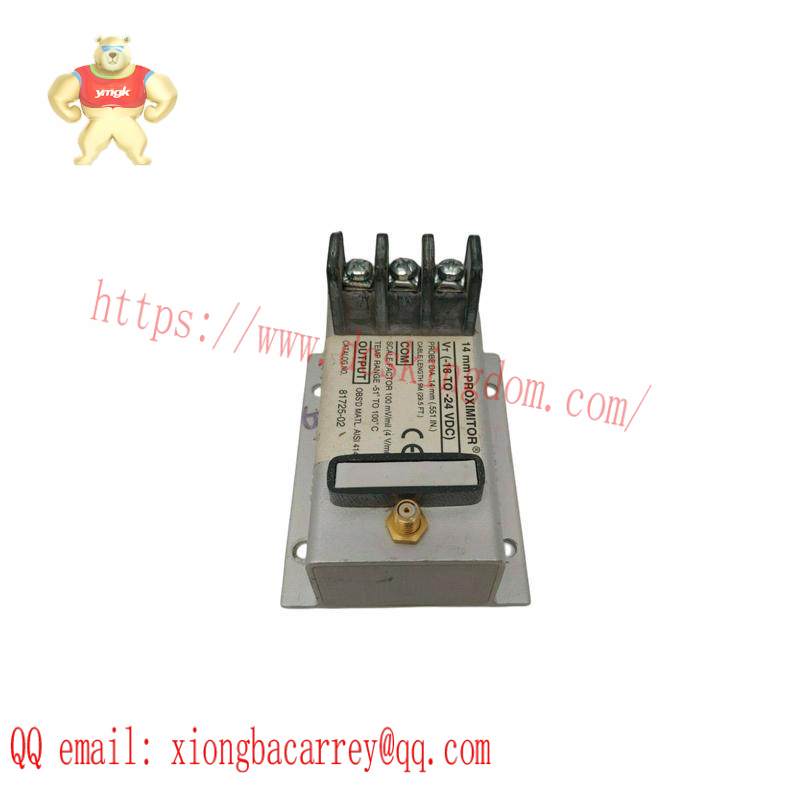 bently_nevada_3500_90_proximitor.jpg Bently Nevada 3500/90 Proximitor - Precision Monitoring System for Industrial Automation