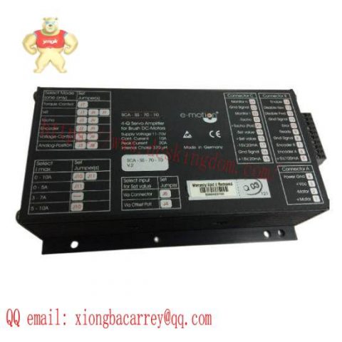 E-motion SCA-SS-70-10 Servodrive - High-Power Drive for Industrial Applications