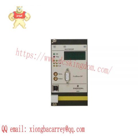 EMERSON A6370D Custom Processing Module for Industrial Control Systems