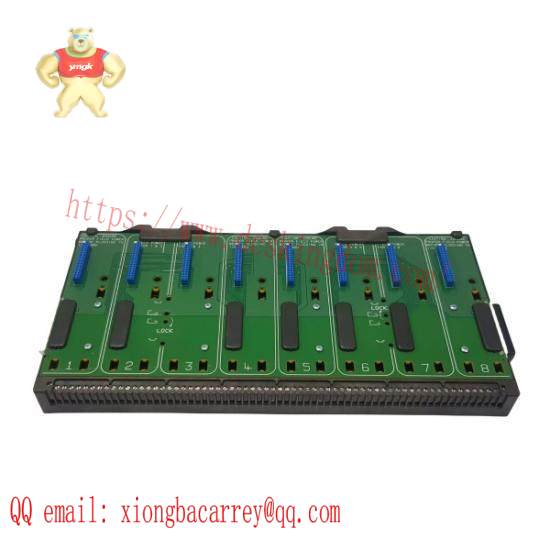 emerson_deltav_kj4001x1be1_8_wide_i_o_carrier.jpg Emerson DeltaV KJ4001X1BE1 8 Wide I/O Carrier, Industrial Control Module