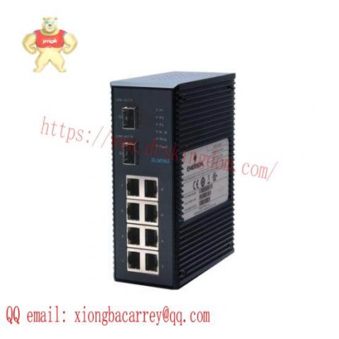 EMERSON IC086SLM082 - High-Performance 10-Port Managed Ethernet Switch for Industrial Control Applications