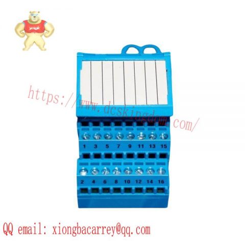 Emerson KJ4110X1-BC1: IS Terminal Block, Enhancing Efficiency in Industrial Control Systems