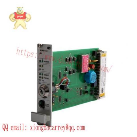 EPRO EMERSON MMS 6831 PLC Interface Card, Advanced Control Module