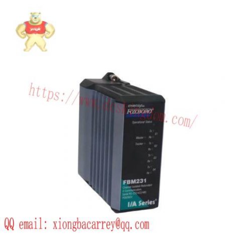 FOXBORO FBM231 P0926GV DCS CARD MODULE, Advanced Control Solutions