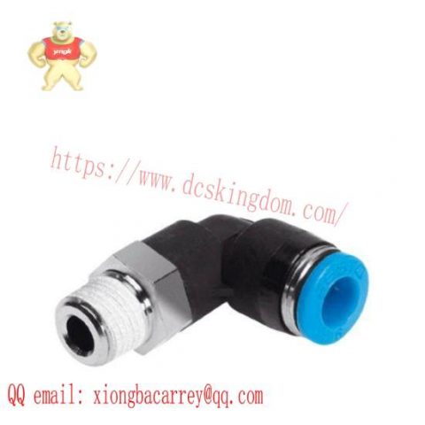 Festo QSL-1/4-10 153051 Push-In L-Fitting, Advanced Industrial Control Solution