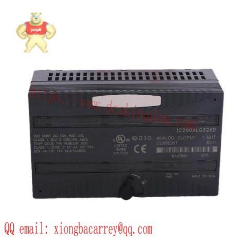 GE FANUC IC200ALG326B - High-Performance Control Module for Industrial Automation