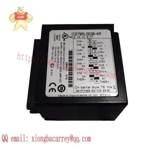 GE Fanuc IC670ALG630 Analog Input Module, for Field Control Applications
