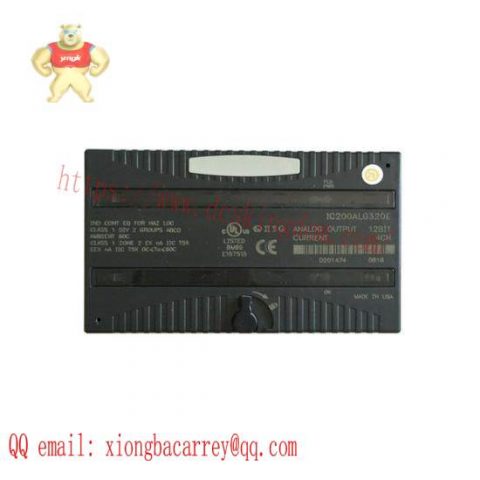 GE IC200ALG320 Analog Output Module: Advanced Control for Industrial Automation