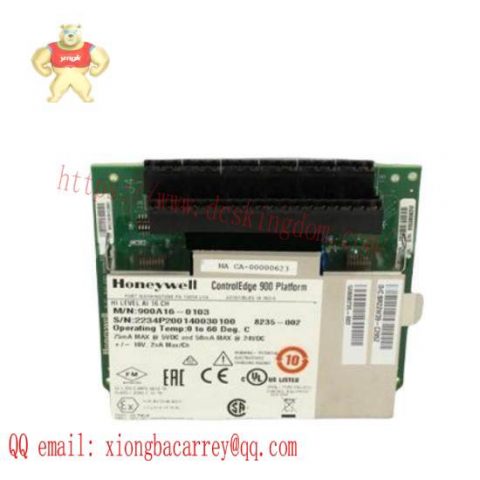 Honeywell HC900 Analog Input Module 900A16-0103 - Industrial Control System Component