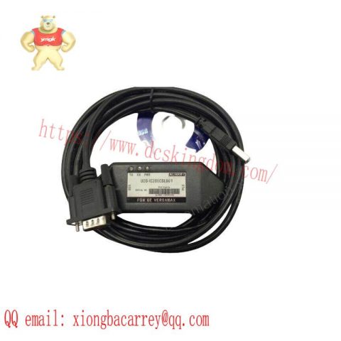 GE IC200CBL001: Industrial Communication Cable for PLC Control Systems
