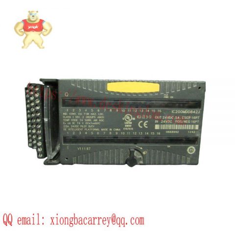 GE IC200MDD842J: High-Performance 24VDC Output ESCP 16-Point Input Module