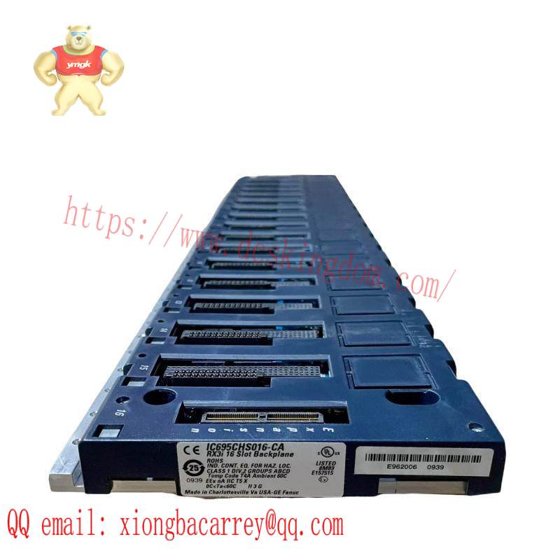 ic695chs016_ge_16_universal_modules_slots_base.jpg GE IC695CHS016 Universal 16-Module Slots Base