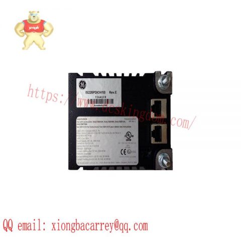 GE IS220PSVOH1A REV E - Advanced Servo Control Pack for Turbine Operations