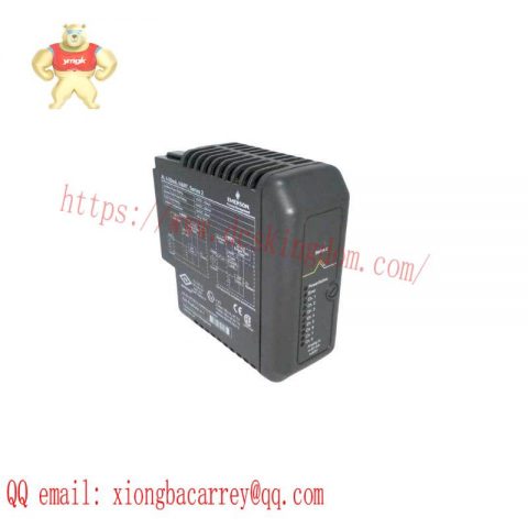 Emerson KJ3222X1-BA1: Industrial PLC Input Module, Designed for Precision Control