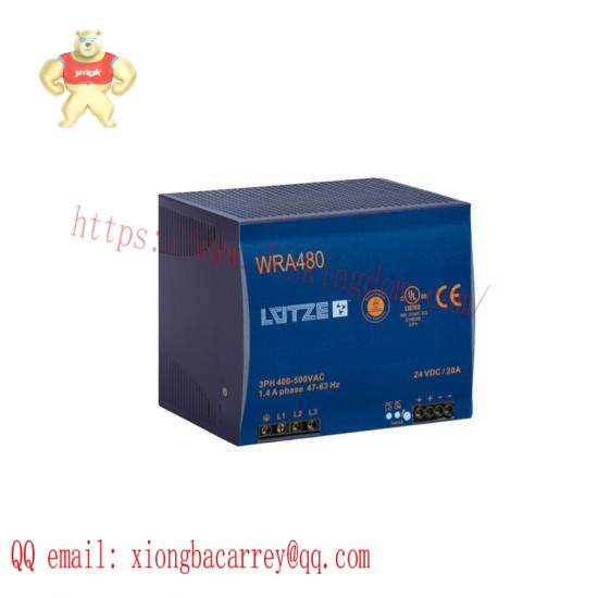 lutze_wra480-24_power_supply.jpg Lutze WRA480-24 Industrial Power Supply Module