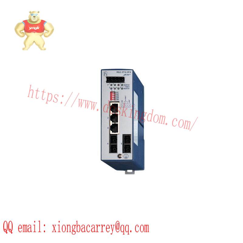 rs2-3tx_2fx_eec_hirschmann_rs2_unmanaged_switch.jpeg Hirschmann RS2-3TX/2FX EEC RS2 Unmanaged Switch - High-Performance Industrial Networking Solution