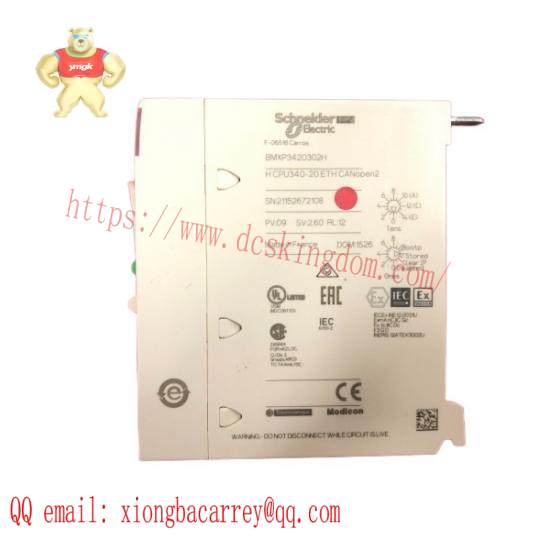 schneider_bmxp3420302h_processor.jpg Schneider Electric M340 PLC Processor Module, BMXP3420302H